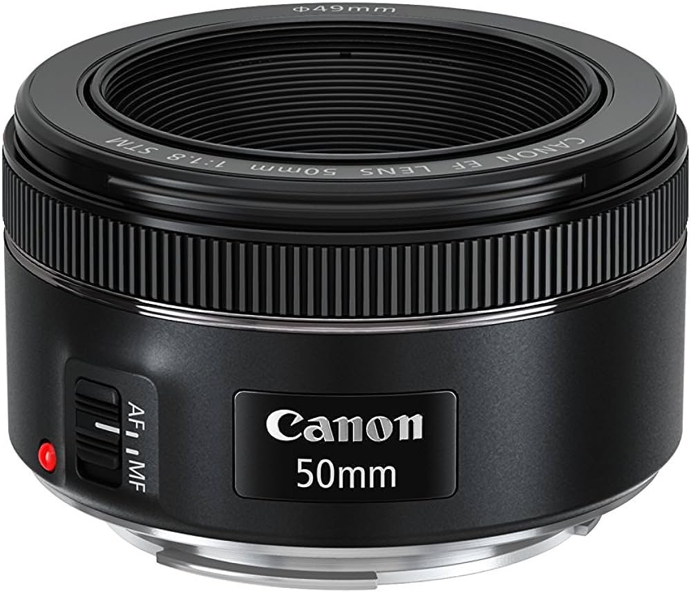 Lente Canon EF 0570C005AA 50 mm f/1.8 STM, negro, 6 cm : Amazon.nl ...