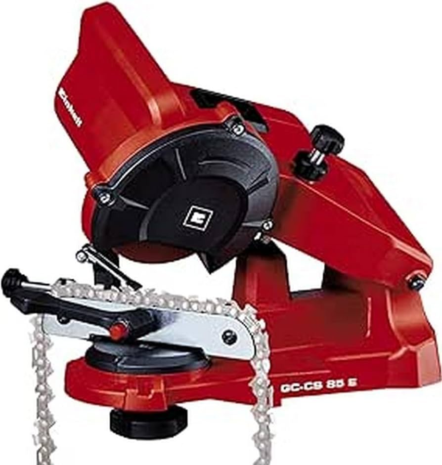 Einhell GC-CS 85 E - Afilador de cadenas de motosierra eléctrica con cable, Ralentí 5500 RPM, 85 W, 220-240 V |