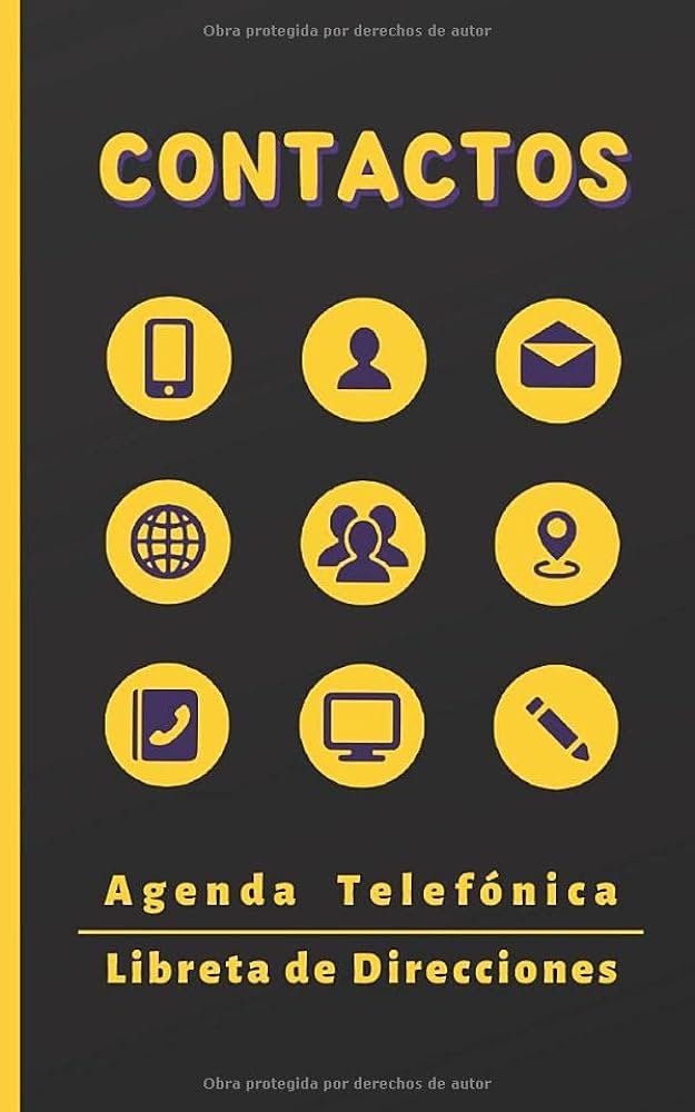 CONTACTOS: AGENDA TELEFÓNICA & LIBRETA DE DIRECCIONES FORMATO...