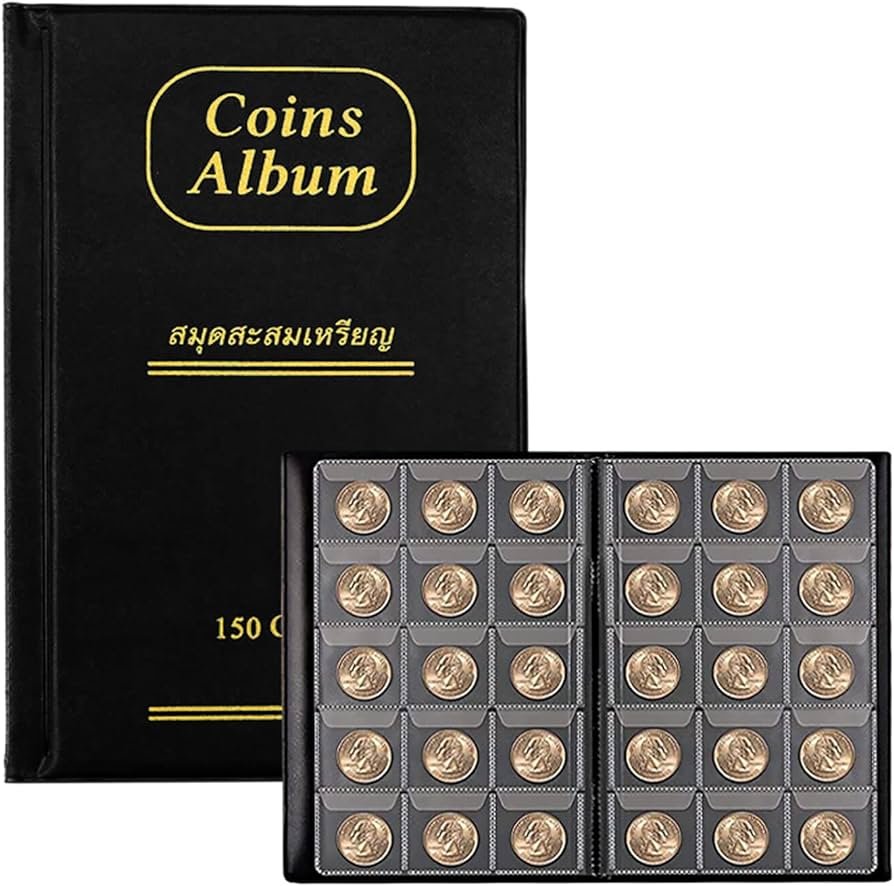 Dzmuero Album de Monedas, Album para Monedas de Coleccion, 1 Pieza...