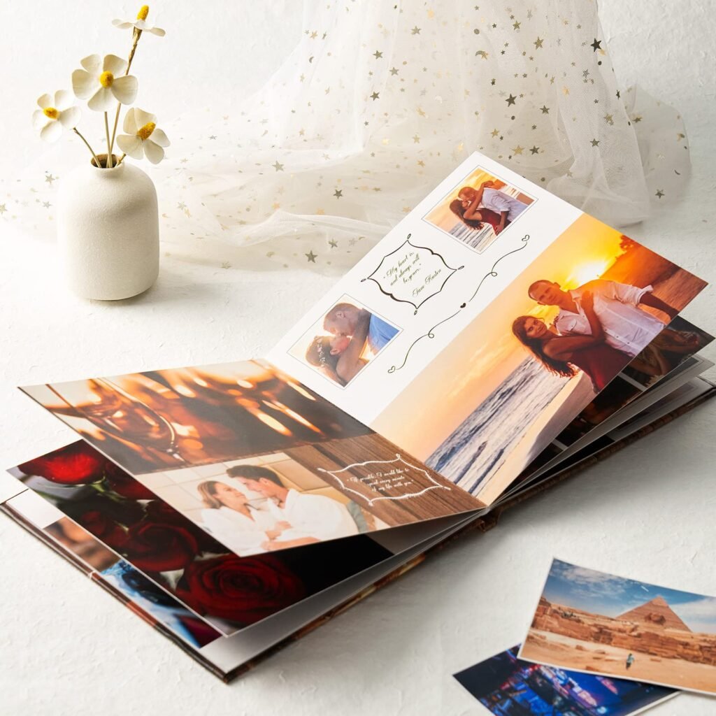 Álbum de fotos personalizado para fotos personalizadas, tu fotografía impresa en 3D, el mejor regalo, diseña tu propio álbum de recortes, álbumes de...