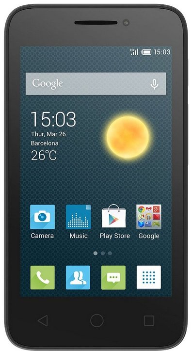 Alcatel One Touch Pixi 3 Dual Sim Negro - Kenmerken - Tweakers