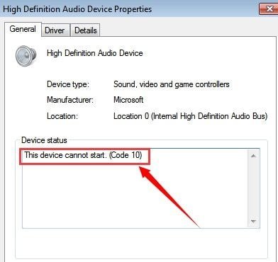 Solución: Audio de alta definición no funciona en Windows 10