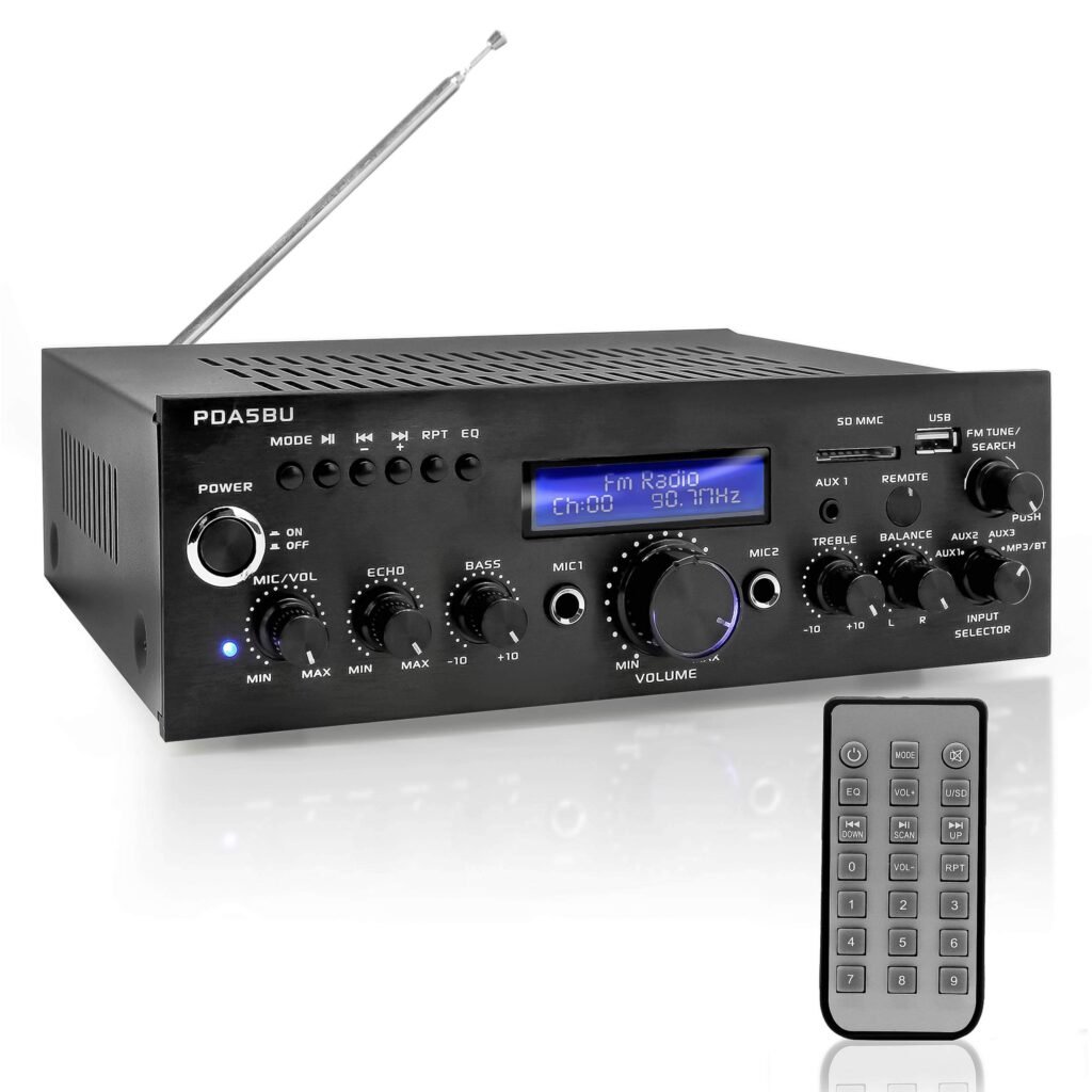Amazon.com: Amplificador estéreo con Bluetooth de primera calidad ...