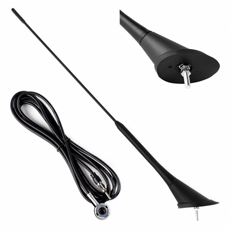 Antena universal para coche (rosca 5mm.)