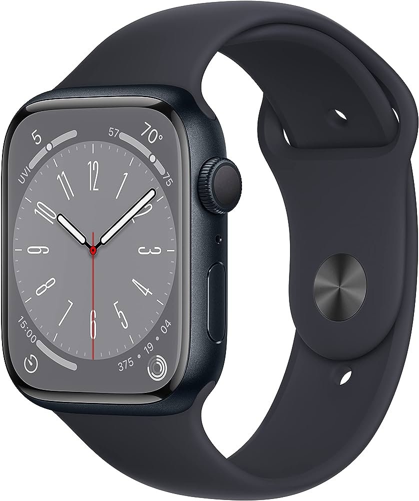 Reloj inteligente Apple Watch Series 8 (GPS, 45 mm) - kast van middernacht ...