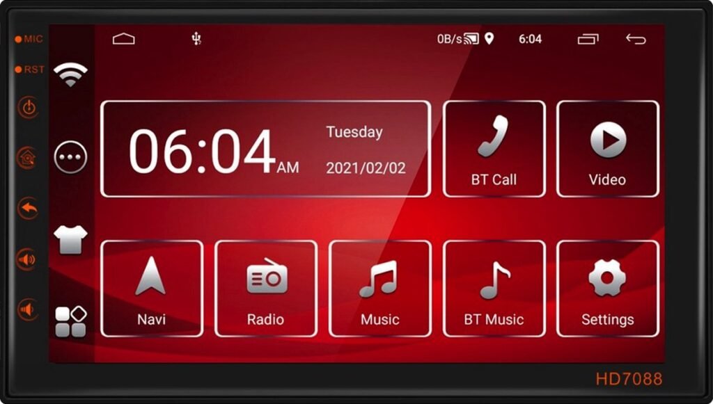 Autorradio 2 Din - Android 10.1 - Bluetooth - Navegación - Manos libres - Radio - 7 pulgadas -... |