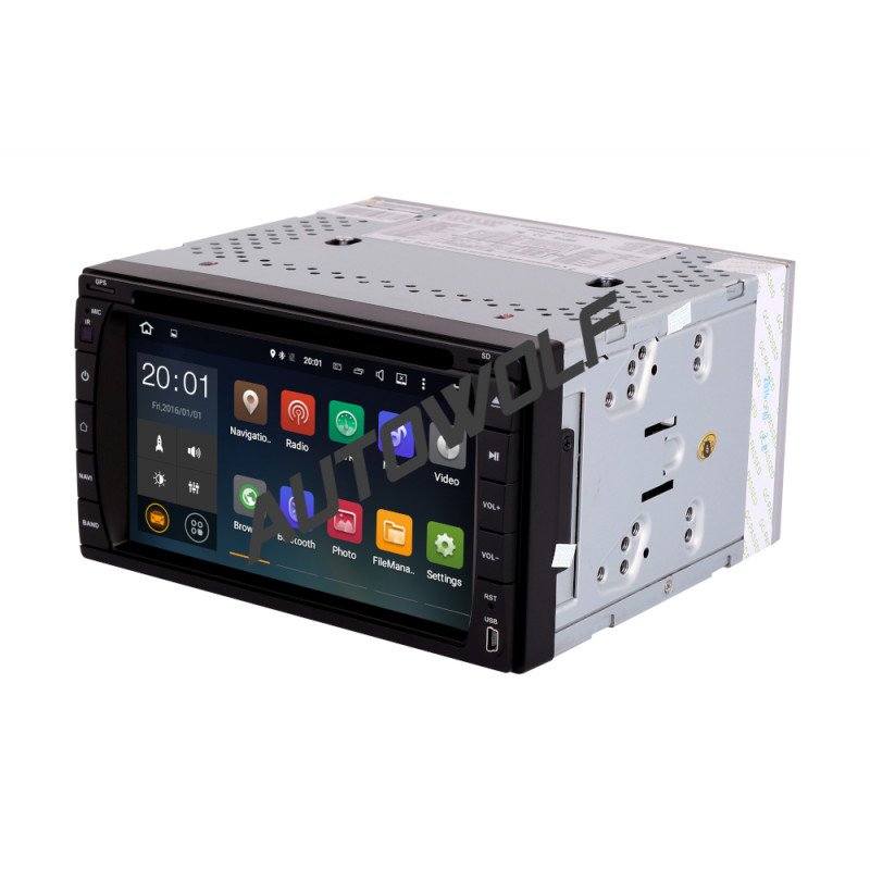 AW220120S3 2DIN Android Autoradio GPS Reproductor de CD/DVD con un procesador PX6 hexa-core
