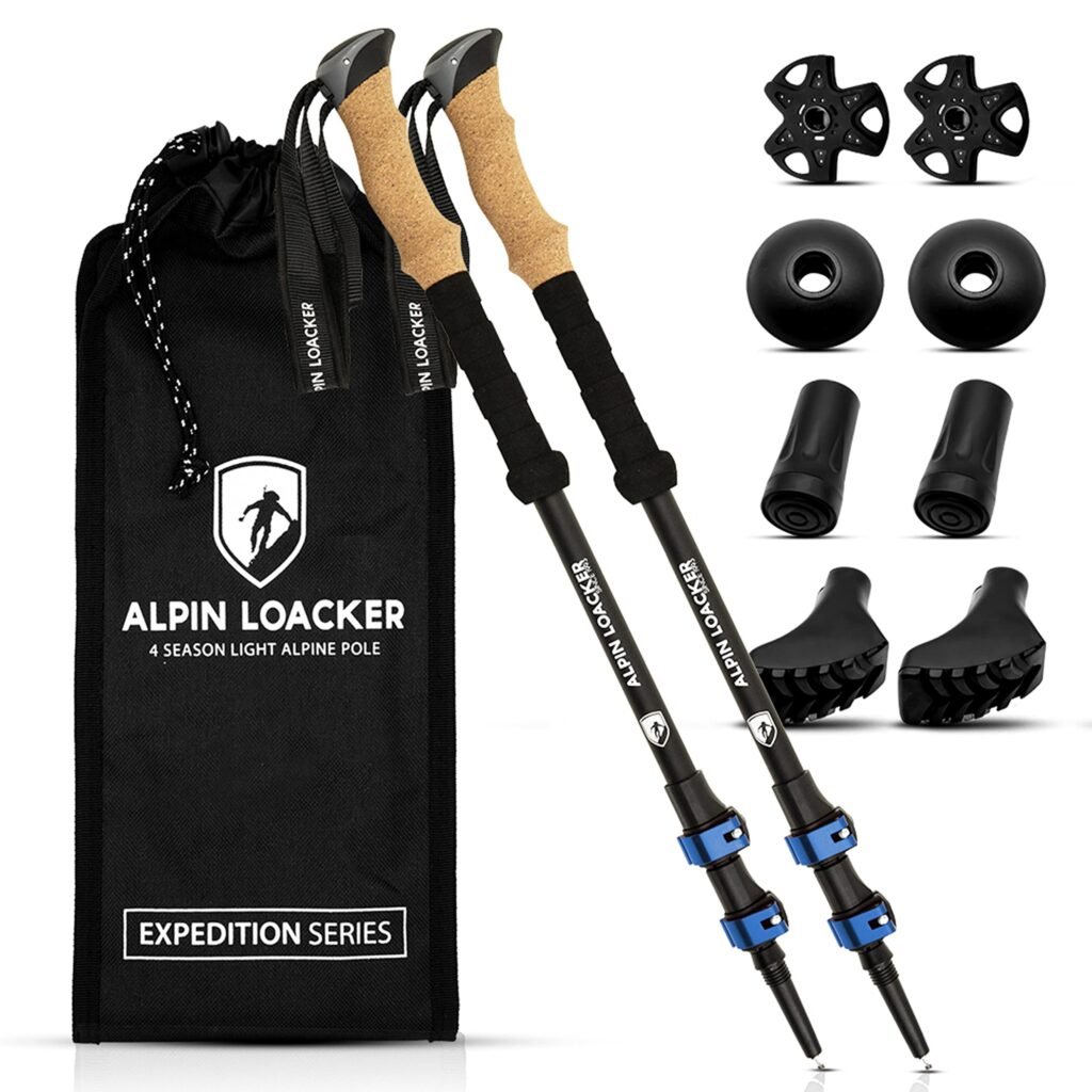 Alpin Loacker Bastones Trekking Telescópicos Carbono o Aluminio...