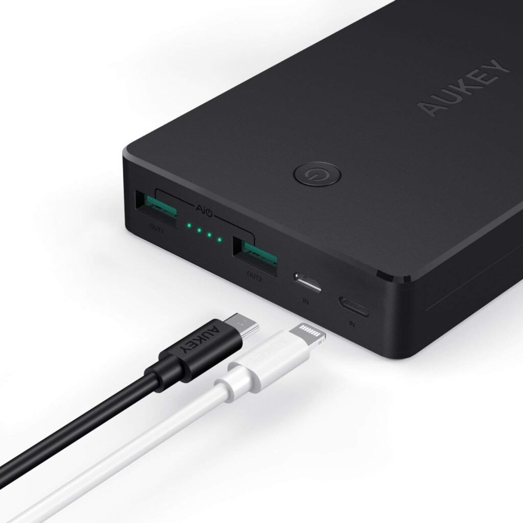 AUKEY Batería Externa 20000mAh Power Bank