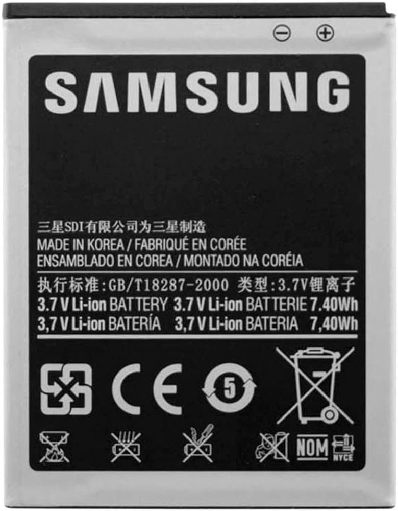 Batería EBF1A2GBU para SAMSUNG GALAXY S2 SII I9100