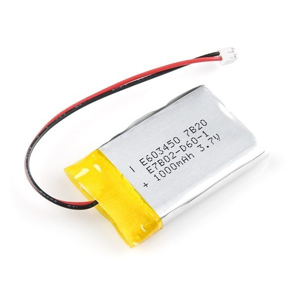 Bateria Lipo 1000mAh, 3.7V modelo 603050 BricoGeek 603050 ...