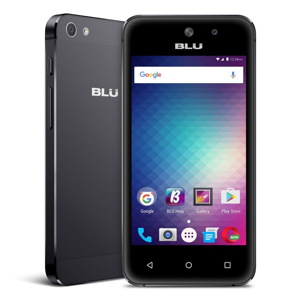 Teléfono BLU Vivo 5 Mini V050Q Facotry Desbloqueado GSM Quad-Core Dual-SIM - Negro