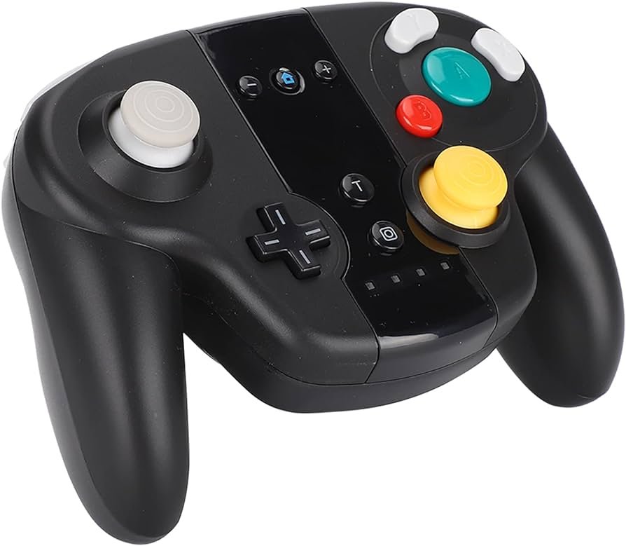 Gamepad inalámbrico para Switch, Controlador de Juego inalámbrico Bluetooth NFC Sensor de Movimiento Dual Motor Gamepad Grip para Switch(Negro)