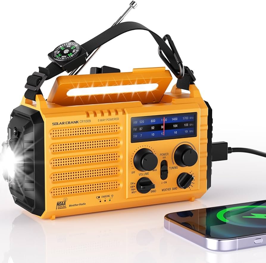 Amazon.com: Radio de emergencia NOAA alerta meteorológica y kit de ...