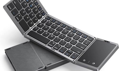 Teclados plegables con trackpad