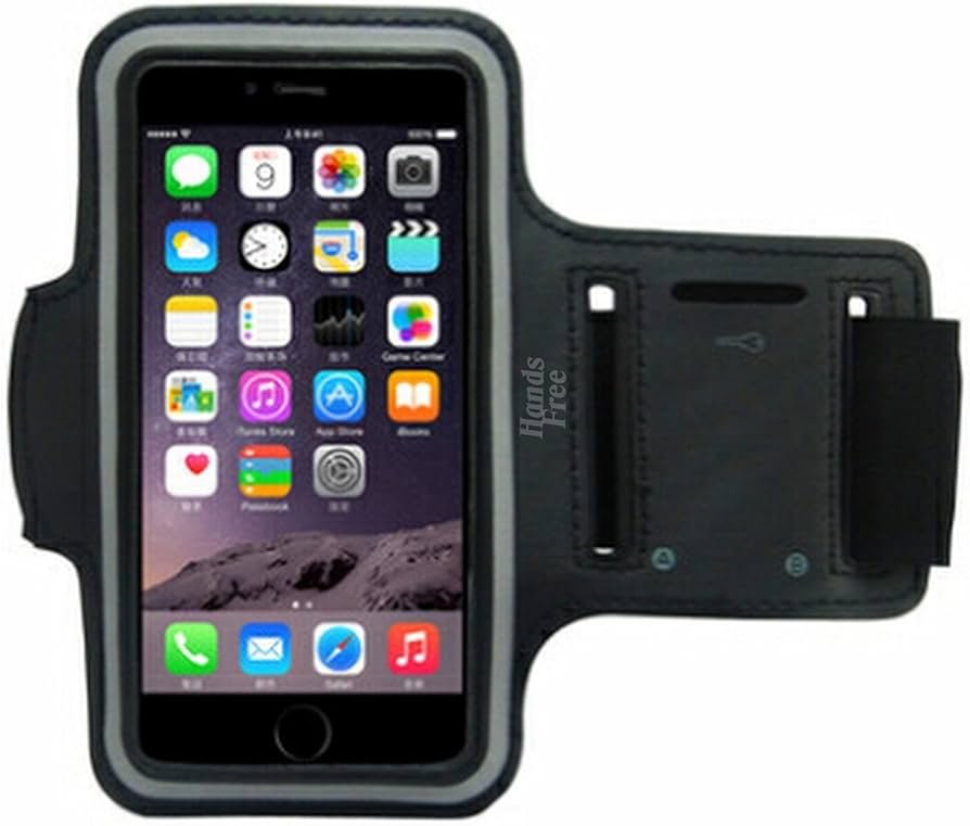 Brazalete deportivo para iPhone 7 y iPhone 6, para correr, trotar, ejercicio y entrenamiento, con llavero, hecho para iPhone 7 y iPhone 6/6s, color...