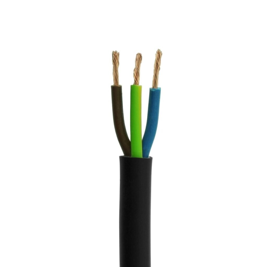 Cable de alimentación 3 x 0,75 mm2 VMVL - 2 m