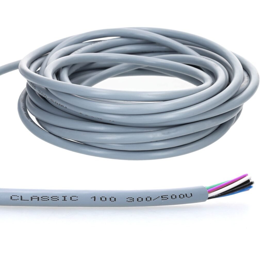 Lapp 00101224 Ölflex Classic 100 - Cable de control (3 x 0,5 mm², sin conductor de protección verde-amarillo), cable de 3 hilos, PVC codificado por...
