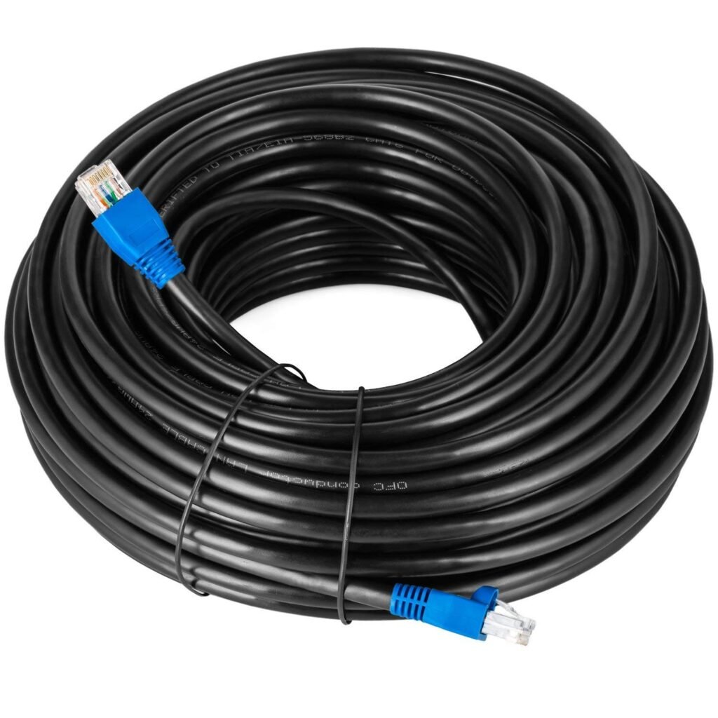 MutecPower Cable 50m Cable de Red ethernet Cat5E Exterior con...