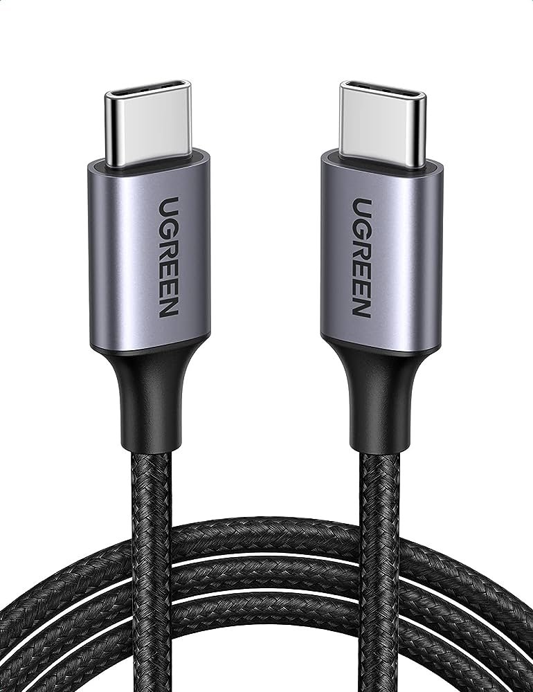 UGREEN Cable USB C a USB C 60W PD 3.0, Cable Tipo C Carga Rápida Nylon