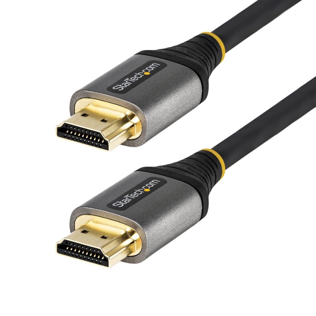 Cable HDMI 2.0 certificado premium de 6 pies (2 m) - Cable HDMI Ultra HD 4K 60 Hz de alta velocidad con Ethernet - HDR10, ARC - Cubierta TPE - Cable de video HDMI UHD - Para...