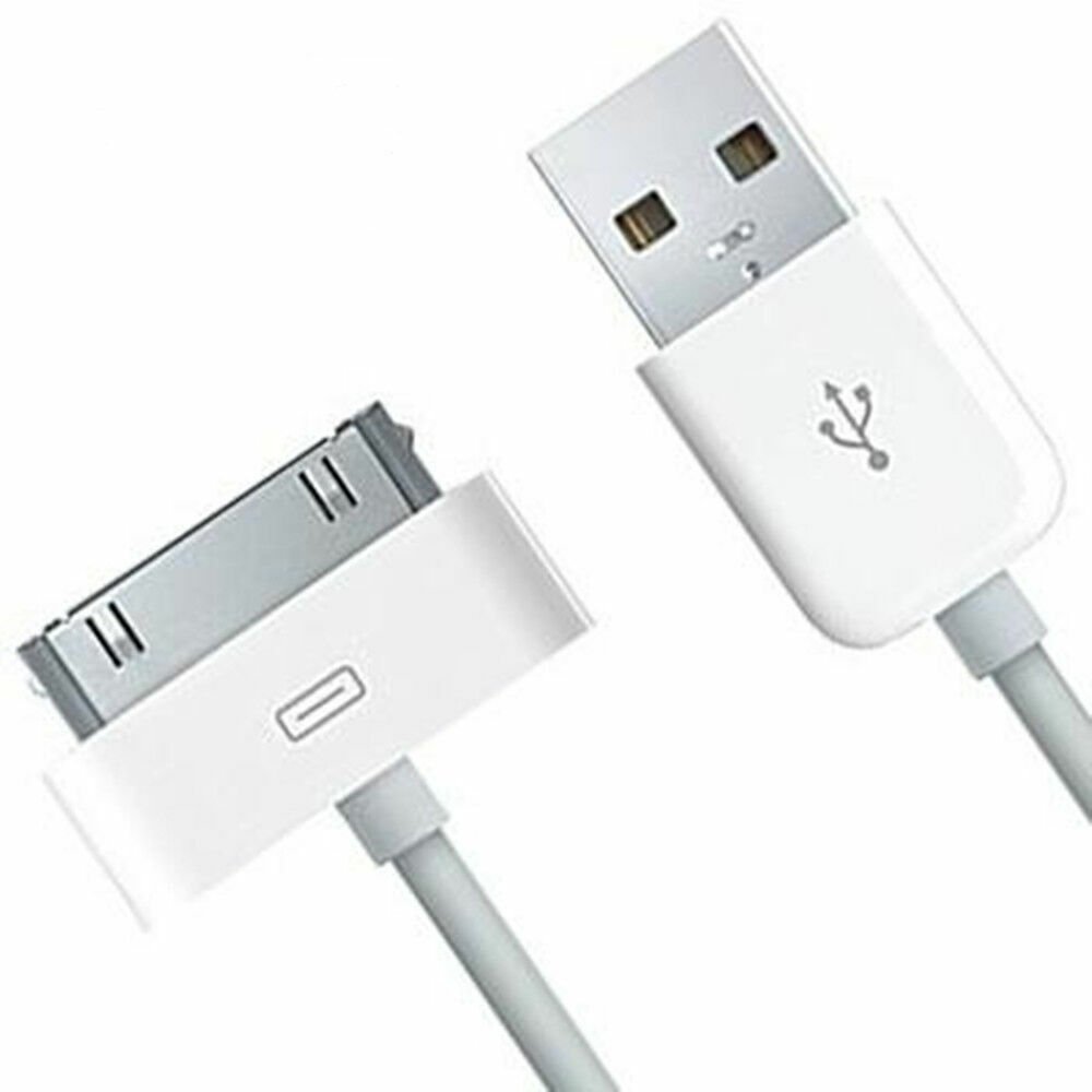Cargador para iPhone 4 / iPhone 4S Cable USB Sincronización de datos fuerte iPod...