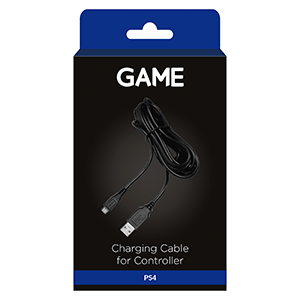 GAME GM744 Cable Carga MicroUSB para 1 Mando DualShock4