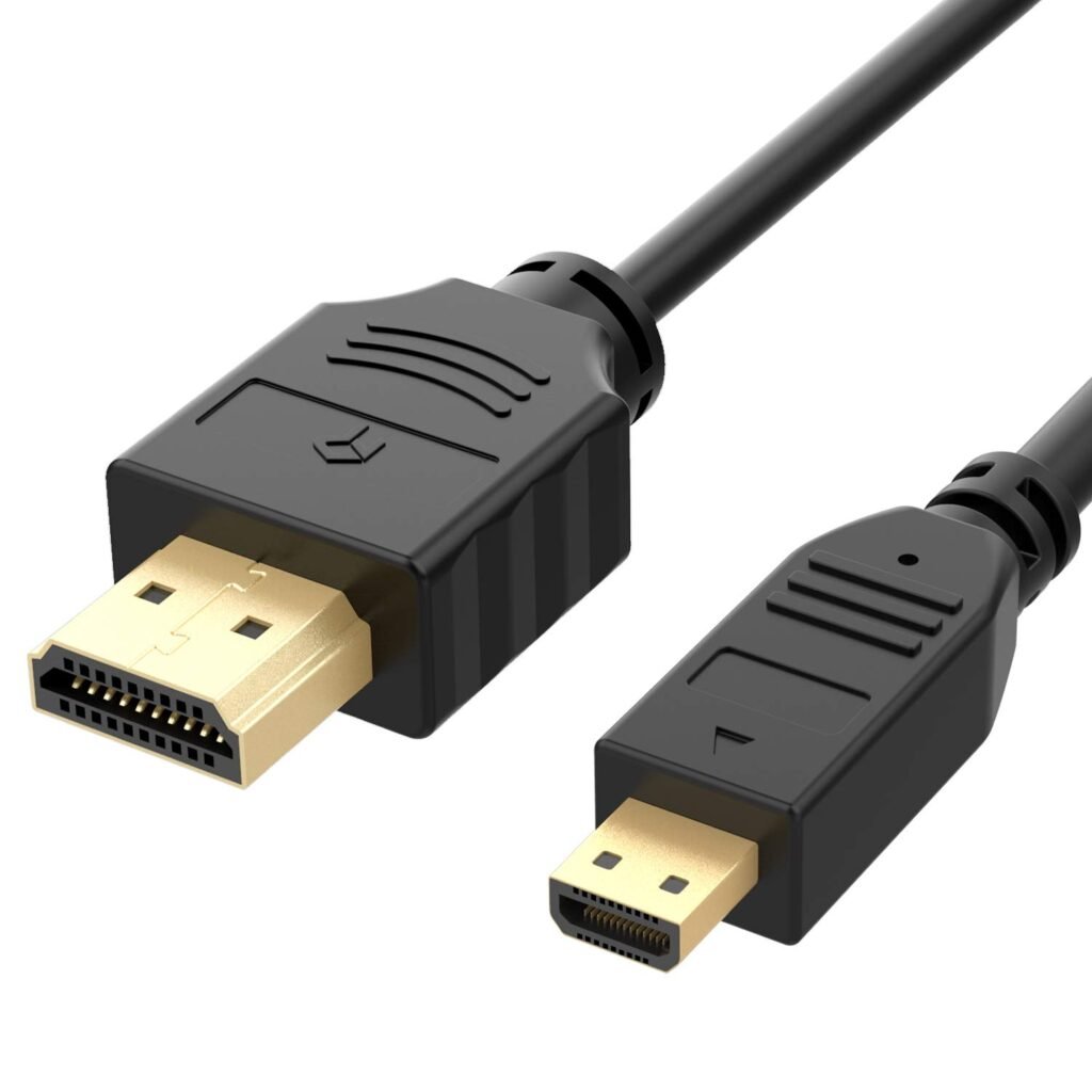 Rankie Micro HDMI para cable HDMI, conexión Ethernet, 3D, 4K y retorno de audio, 3 m, negro