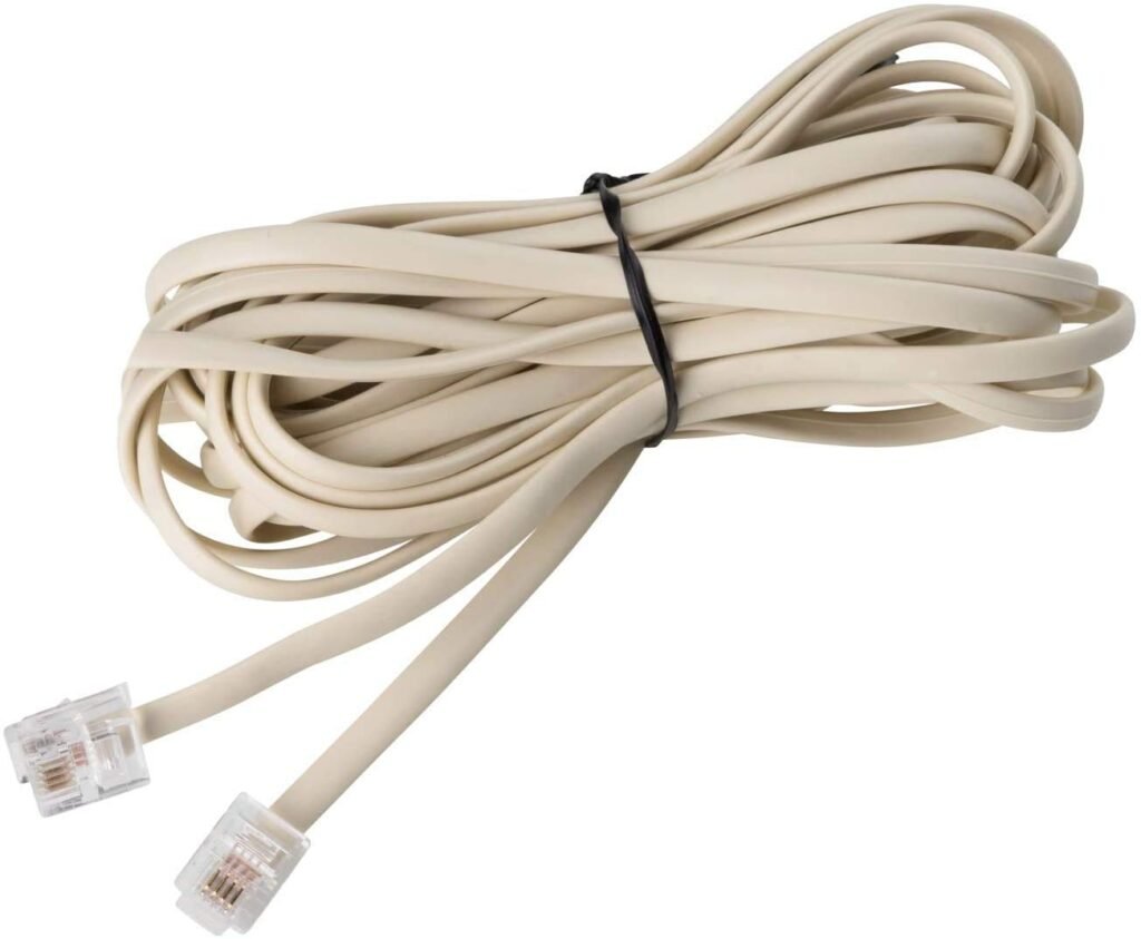 Amazon.com: iSoHo Phones Cable recto para teléfono: un cable fijo ...