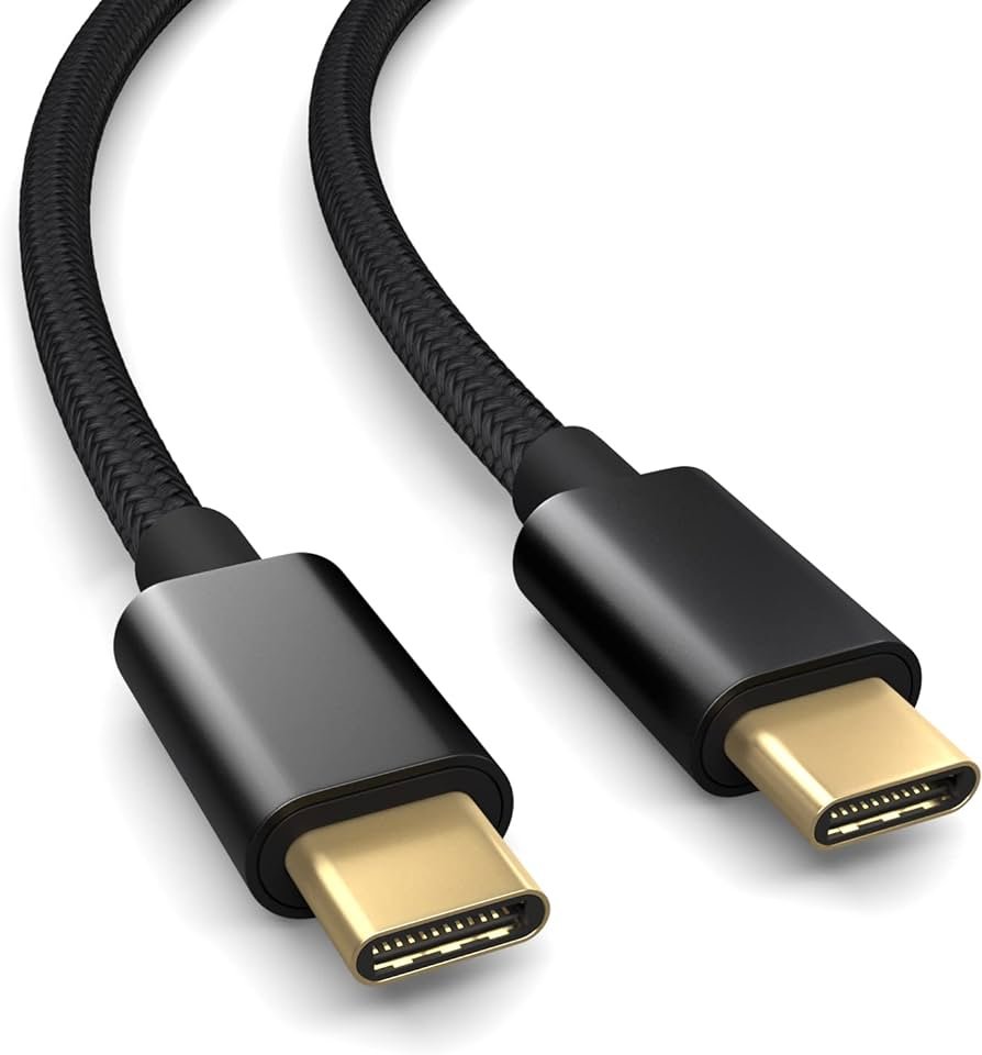 Cable USB C a USB C de 0,3 m, 10 Gbit/s (1,25 GByte/s), USB 3.2...