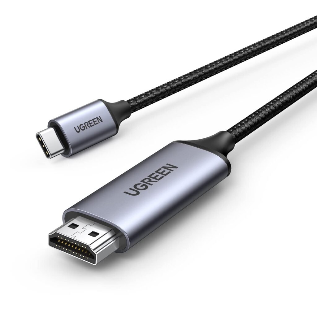 UGREEN Cable USB C a HDMI 4K@60Hz USB3.1 Tipo C a HDMI Adaptador Para Thunderbolt 4 3 Compatible con Macbook Pro 2023 Air iPad Pro Air iPhone 15 Plus...