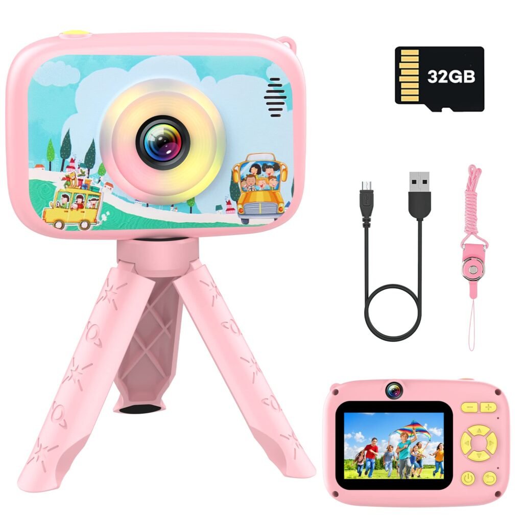 Camara Fotos Infantil, 40MP 2.4 Pulgadas 1080P HD Selfie Kids ...