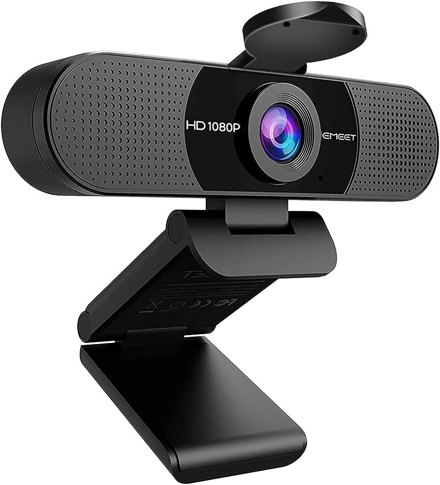 Amazon.com: Cámara web 1080P con micrófono, cámara web EMEET C960 ...