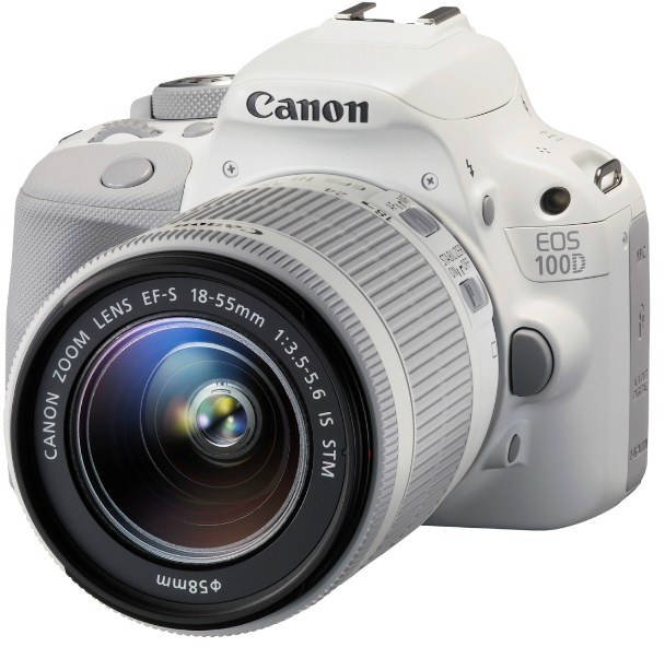 Canon EOS 100D + 18-55 mm iS STM Blanco