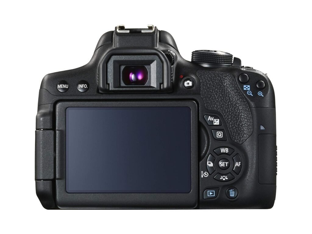 Cámara digital Canon EOS 750D SLR (24 MP, pantalla de 7,7 cm (3 pulgadas)...