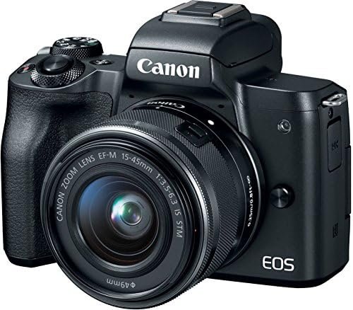 Canon EOS M50 + EF-M 15-45mm f/3.5-6.3 IS STM Kit Juego de cámara SLR 24,1 MP CMOS 6000 x 4000 Pixeles Negro - Cámara digital (24,1 MP, 6000 x 4000...