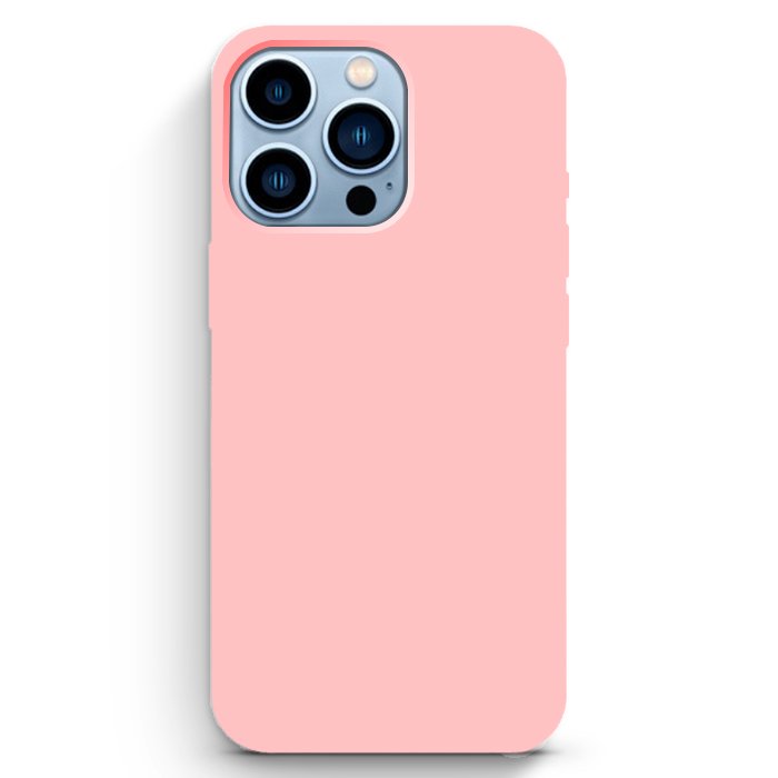 Carcasa Silicona Suave Compatible con iPhone 13 Pro Rosado
