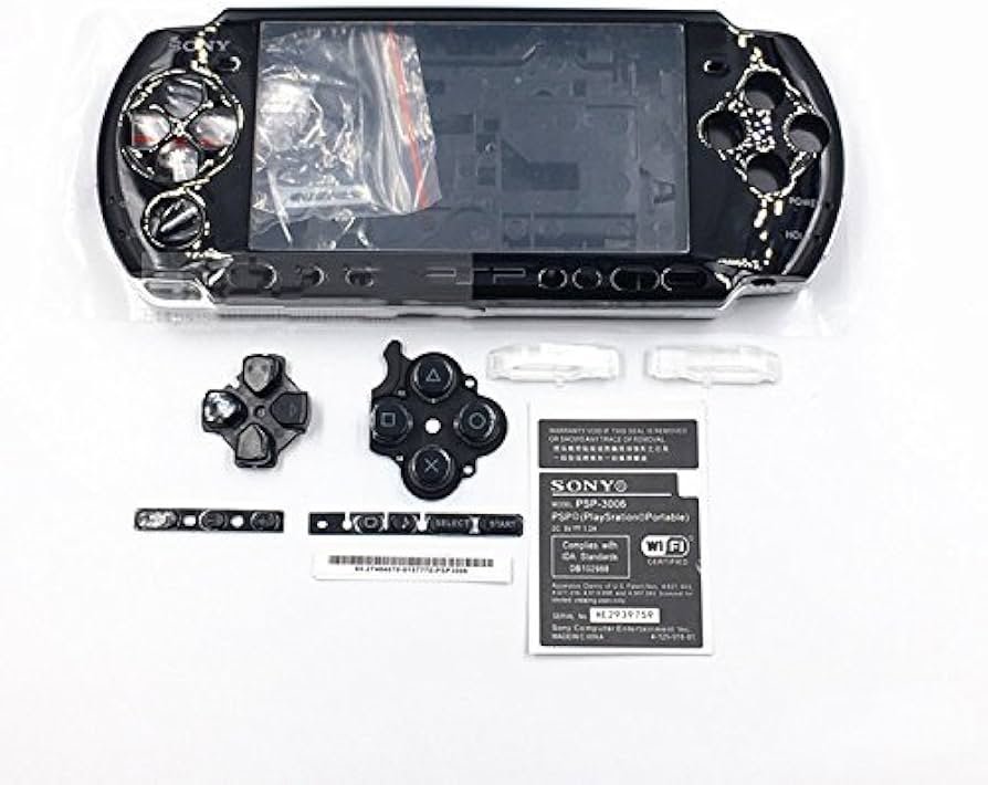 Carcasa completa de repuesto con botones para Sony PSP 3000...