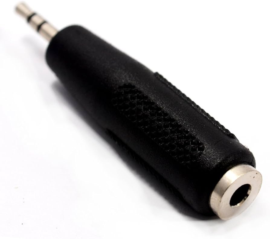 Conector Jack de 3,5 mm Enchufe a Clavija Estéreo Adaptador de Audio Auricular de 2,5 mm