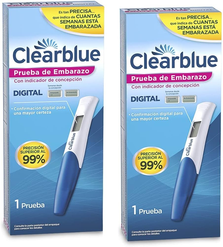 Clearblue - Digital, Prueba de Embarazo, Ultratemprana y con Alta ...
